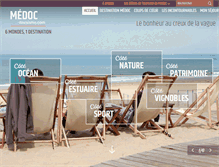 Tablet Screenshot of medoc-tourisme.com